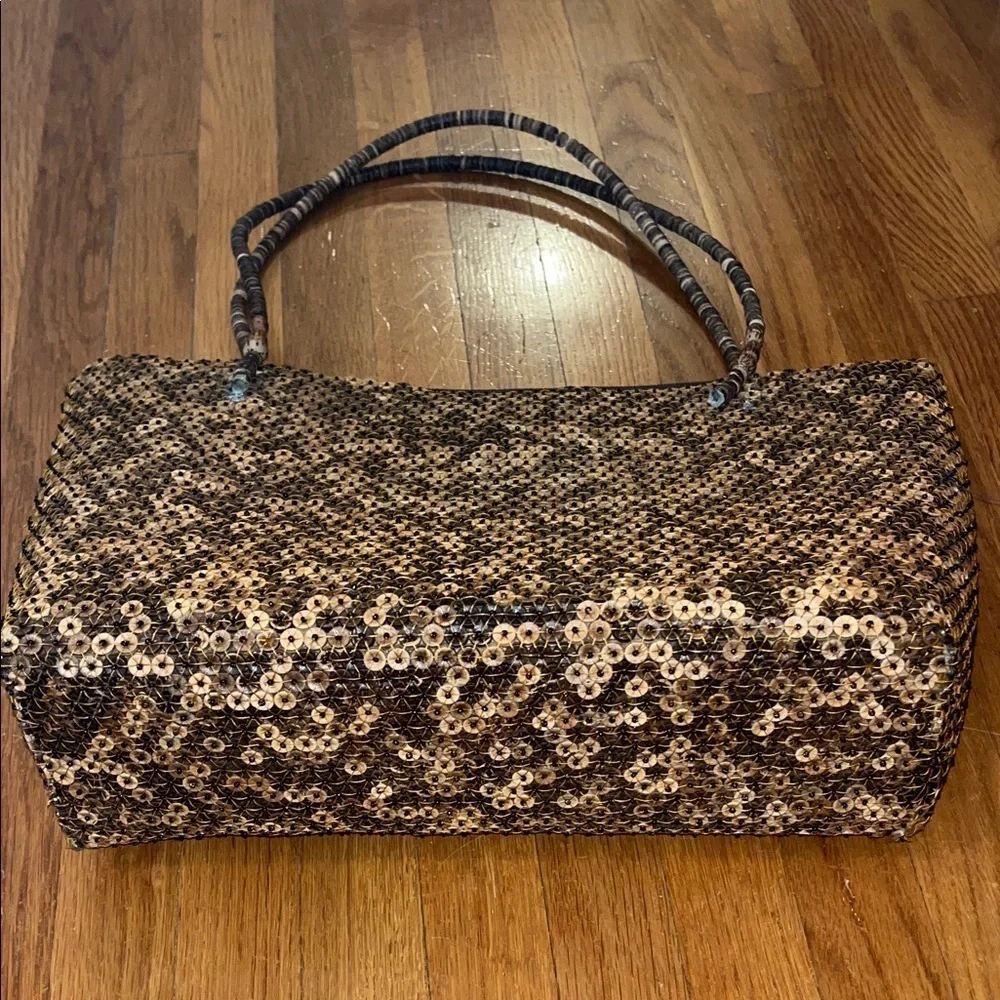 Pookah Shells Beachy Vibes Tote Bag - Tan & Brown